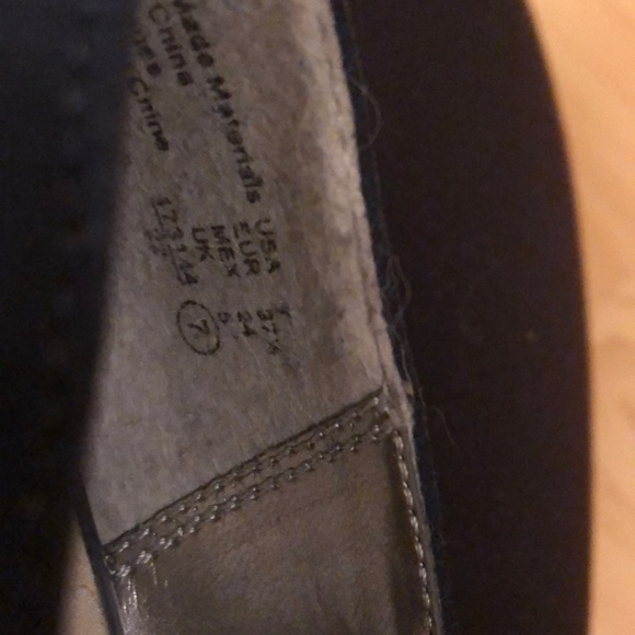 New navy bleue heels with strap - Picture 10 of 11